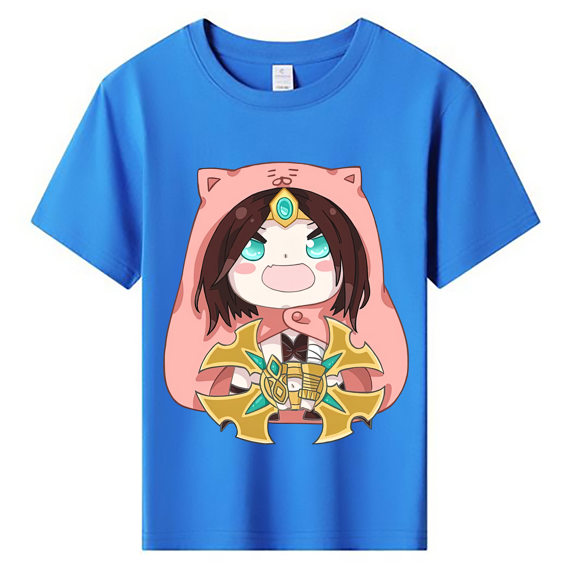 （画像用） リーグ・オブ・レジェンド League of Legends LOL 綿100％キッズTシャツ（フロントプリント）
